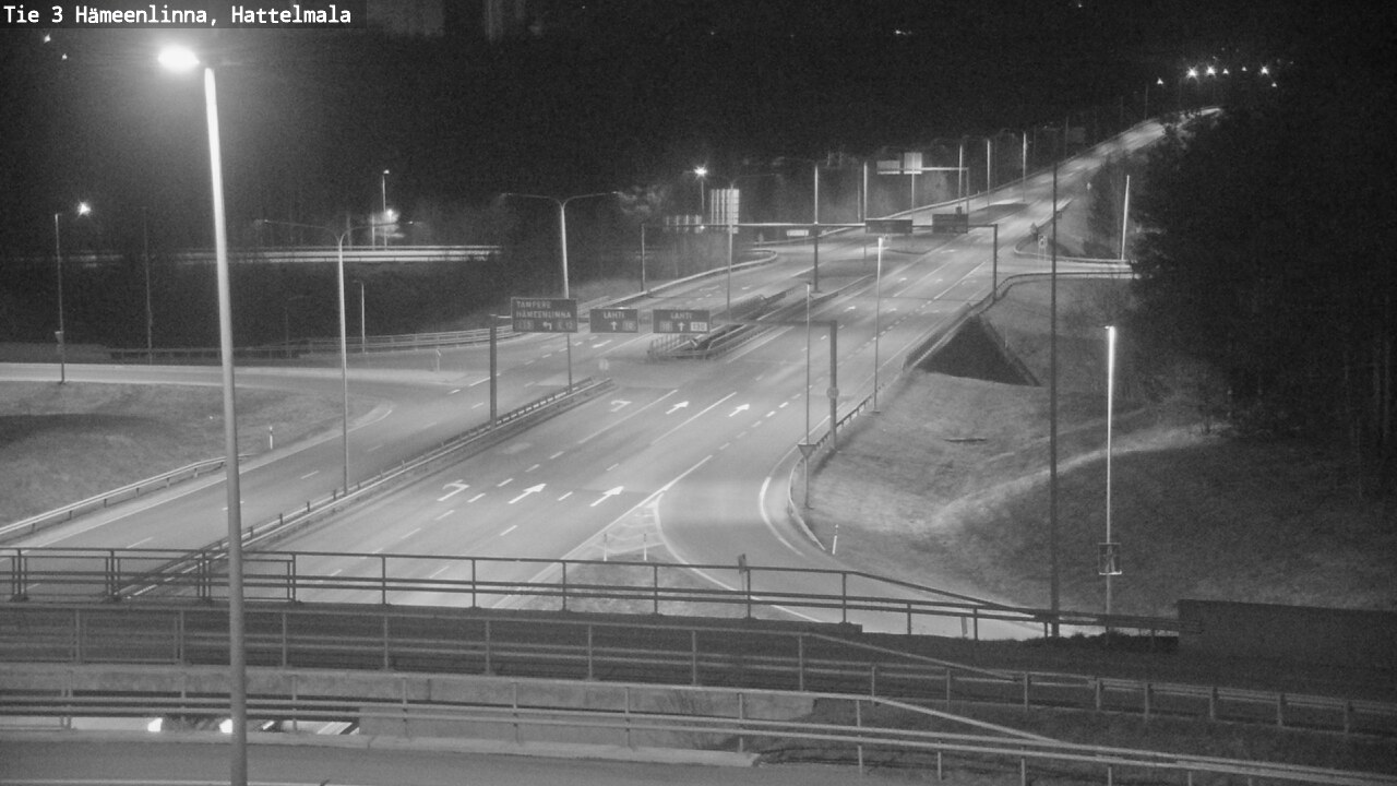 Weather Camera Image Road 3 Hämeenlinna, Hattelmala, Hämeenlinna, Kanta-Häme