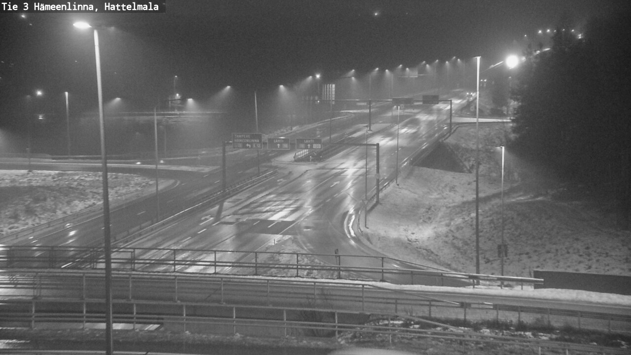 Weather Camera Image Road 3 Hämeenlinna, Hattelmala, Hämeenlinna, Kanta-Häme