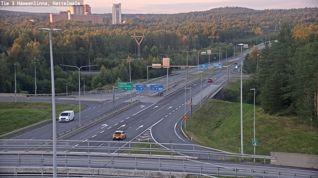 Kelikamerat Kuva Tie 3 Hämeenlinna, Hattelmala, Hämeenlinna, Kanta-Häme