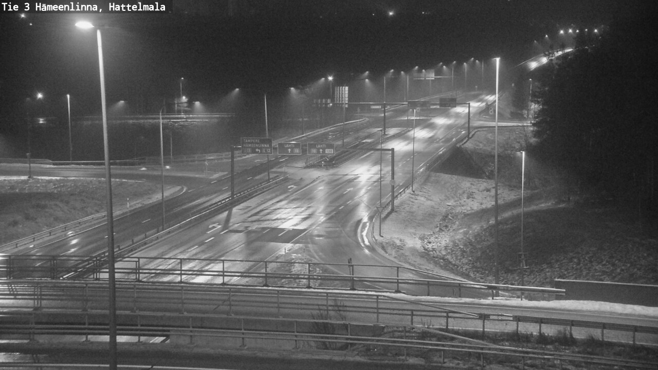 Weather Camera Image Road 3 Hämeenlinna, Hattelmala, Hämeenlinna, Kanta-Häme