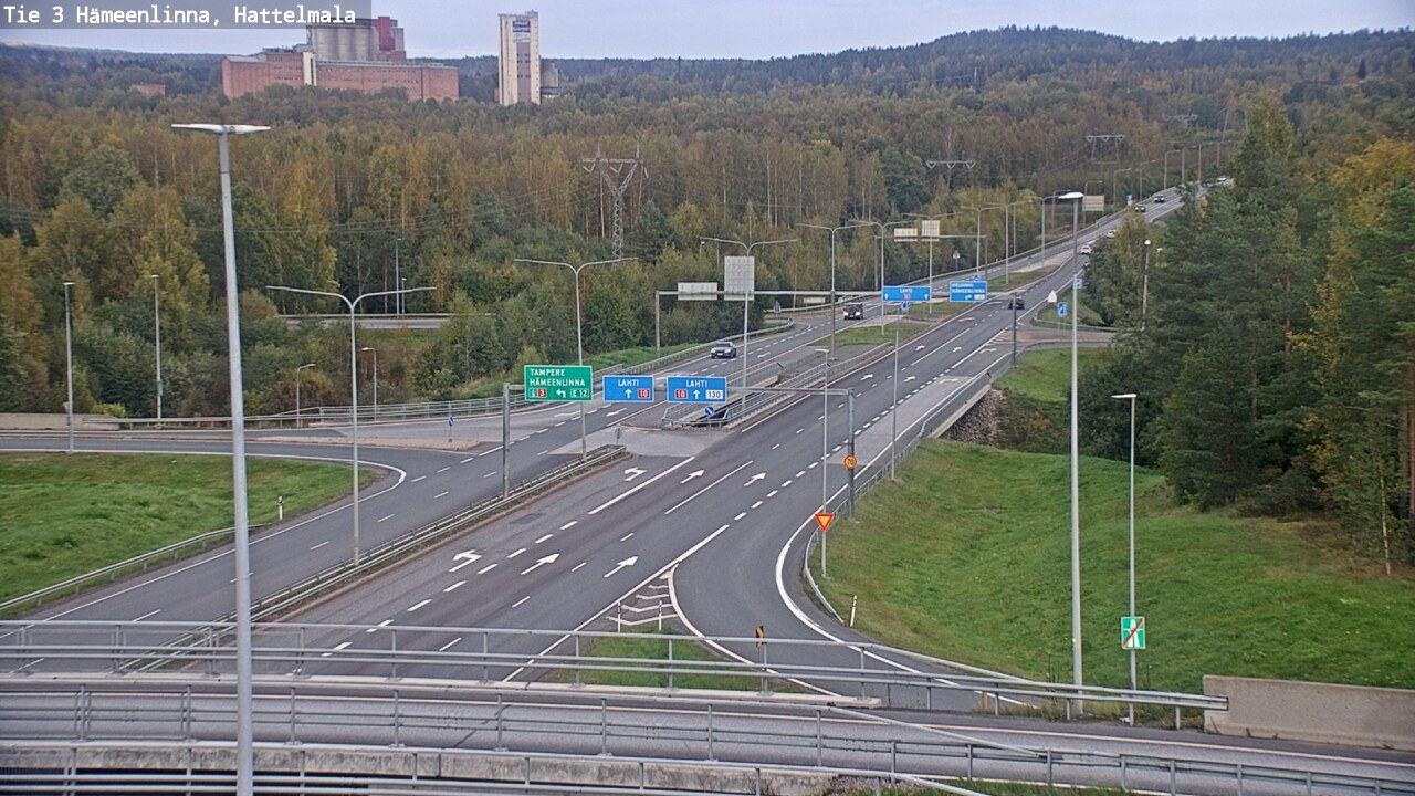 Weather Camera Image Road 3 Hämeenlinna, Hattelmala, Hämeenlinna, Kanta-Häme