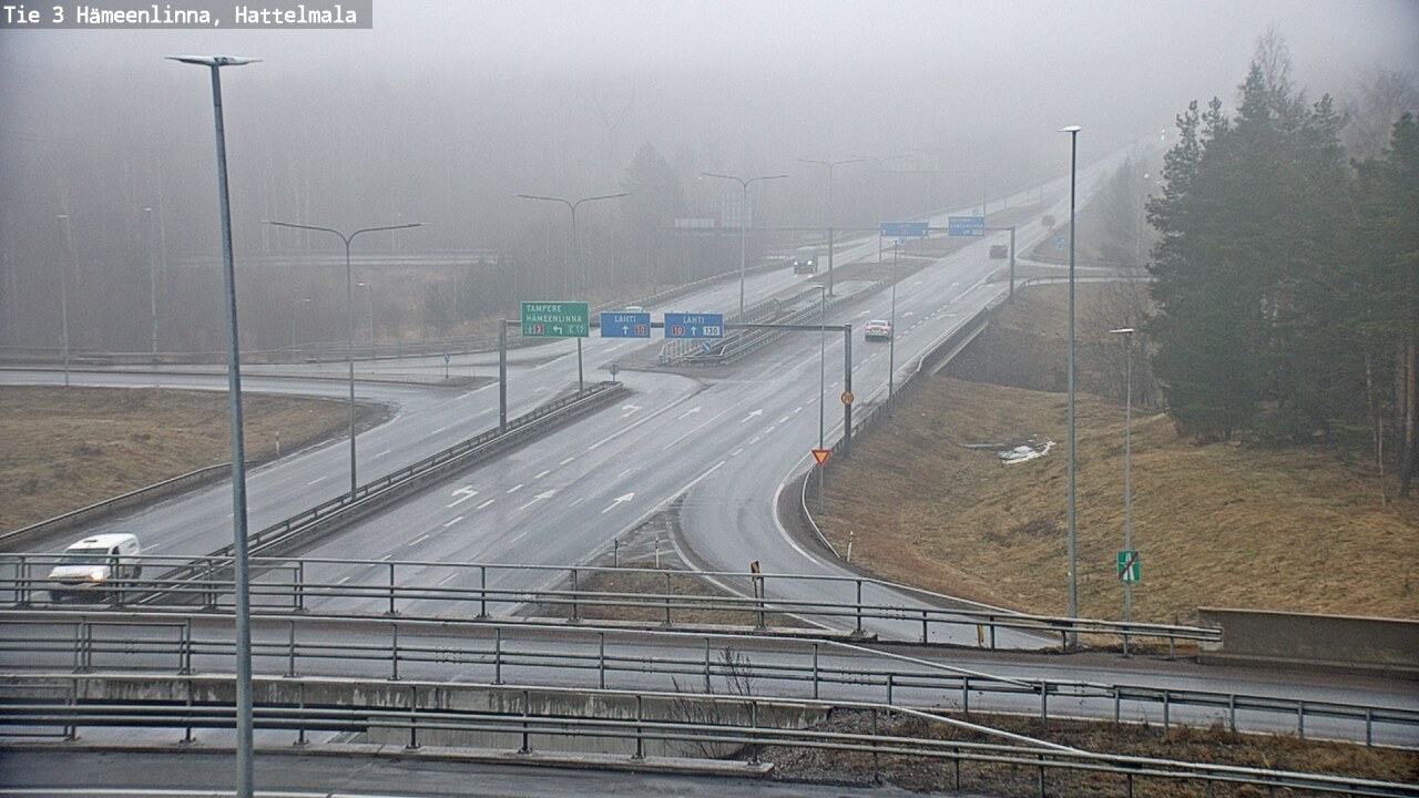Weather Camera Image Road 3 Hämeenlinna, Hattelmala, Hämeenlinna, Kanta-Häme