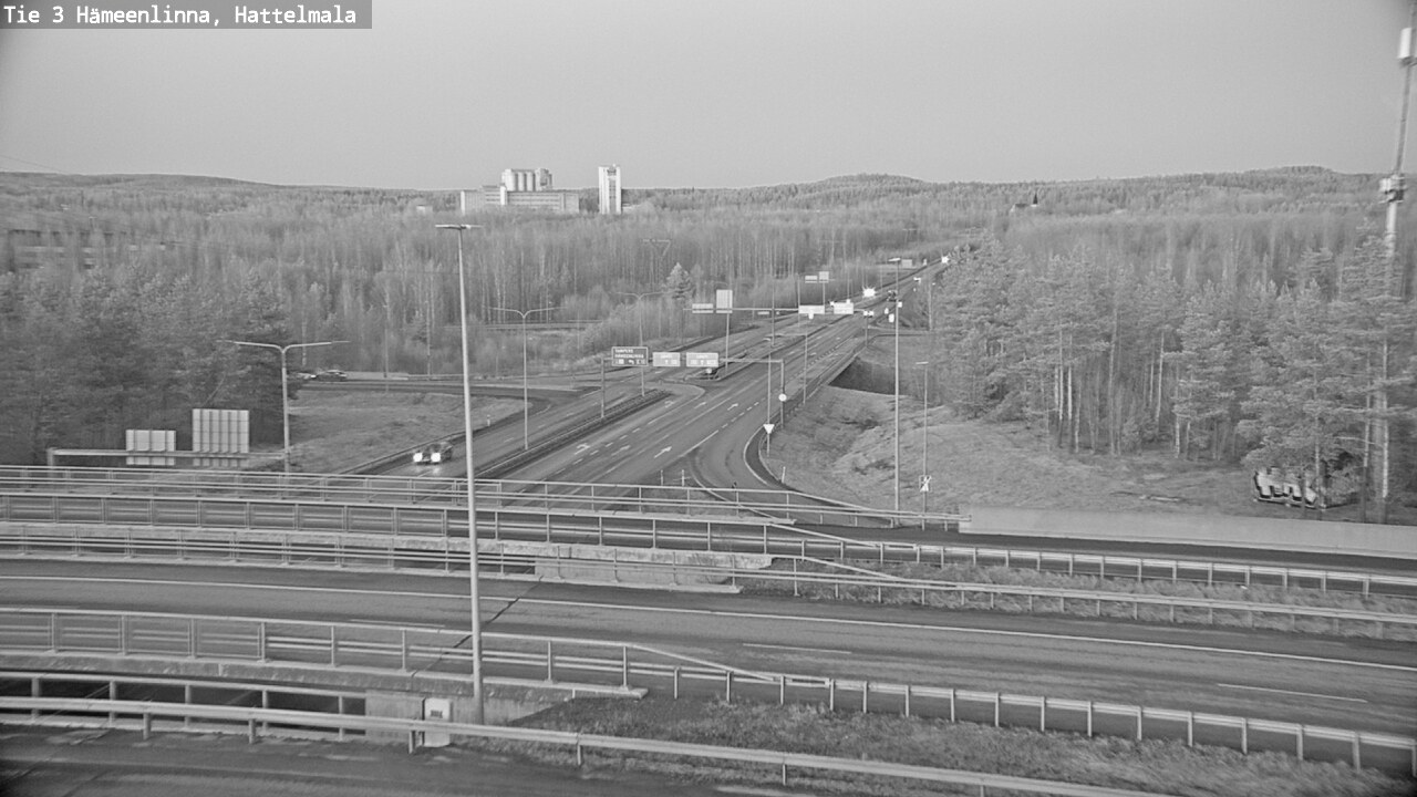 Weather Camera Image Road 3 Hämeenlinna, Hattelmala, Hämeenlinna, Kanta-Häme