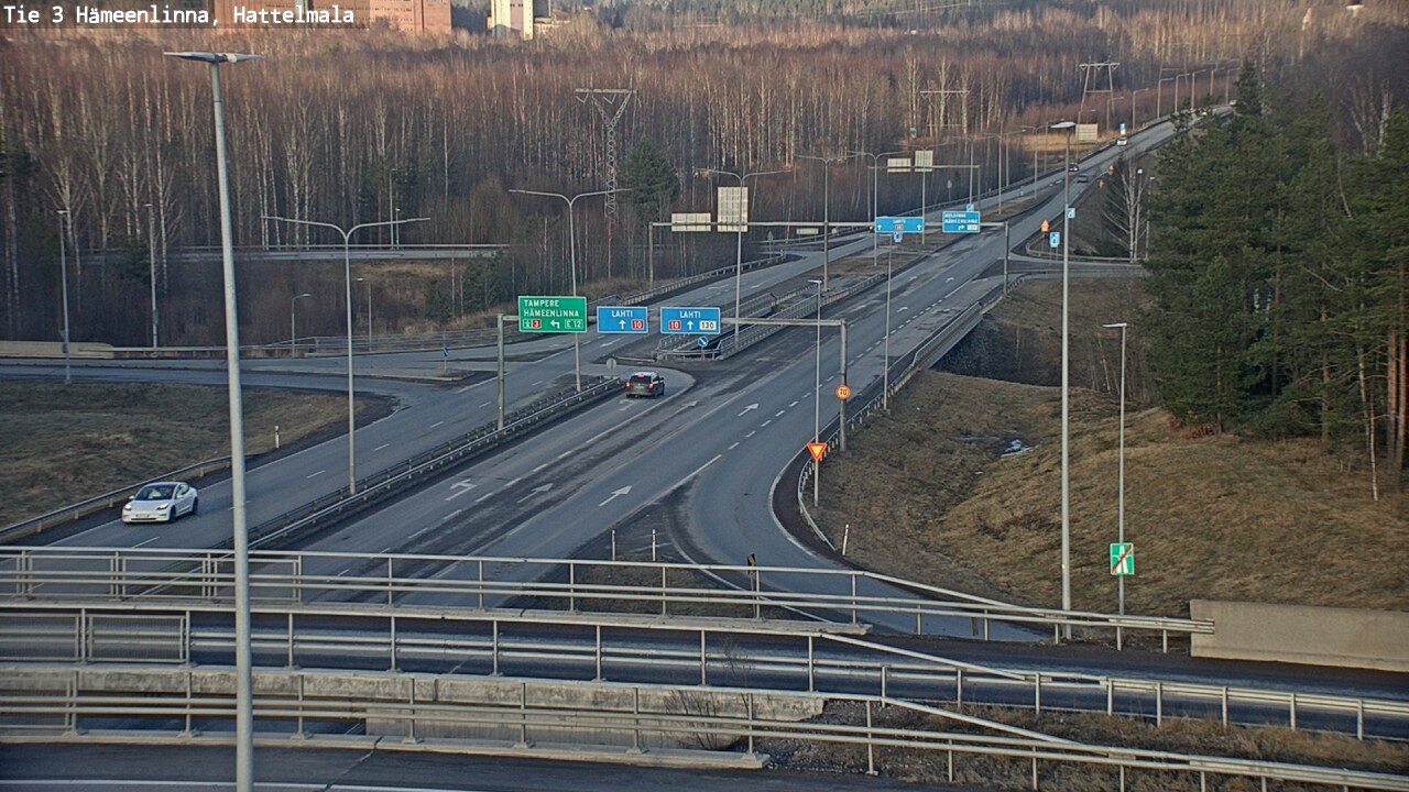 Weather Camera Image Road 3 Hämeenlinna, Hattelmala, Hämeenlinna, Kanta-Häme