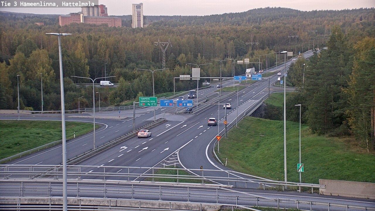 Weather Camera Image Road 3 Hämeenlinna, Hattelmala, Hämeenlinna, Kanta-Häme