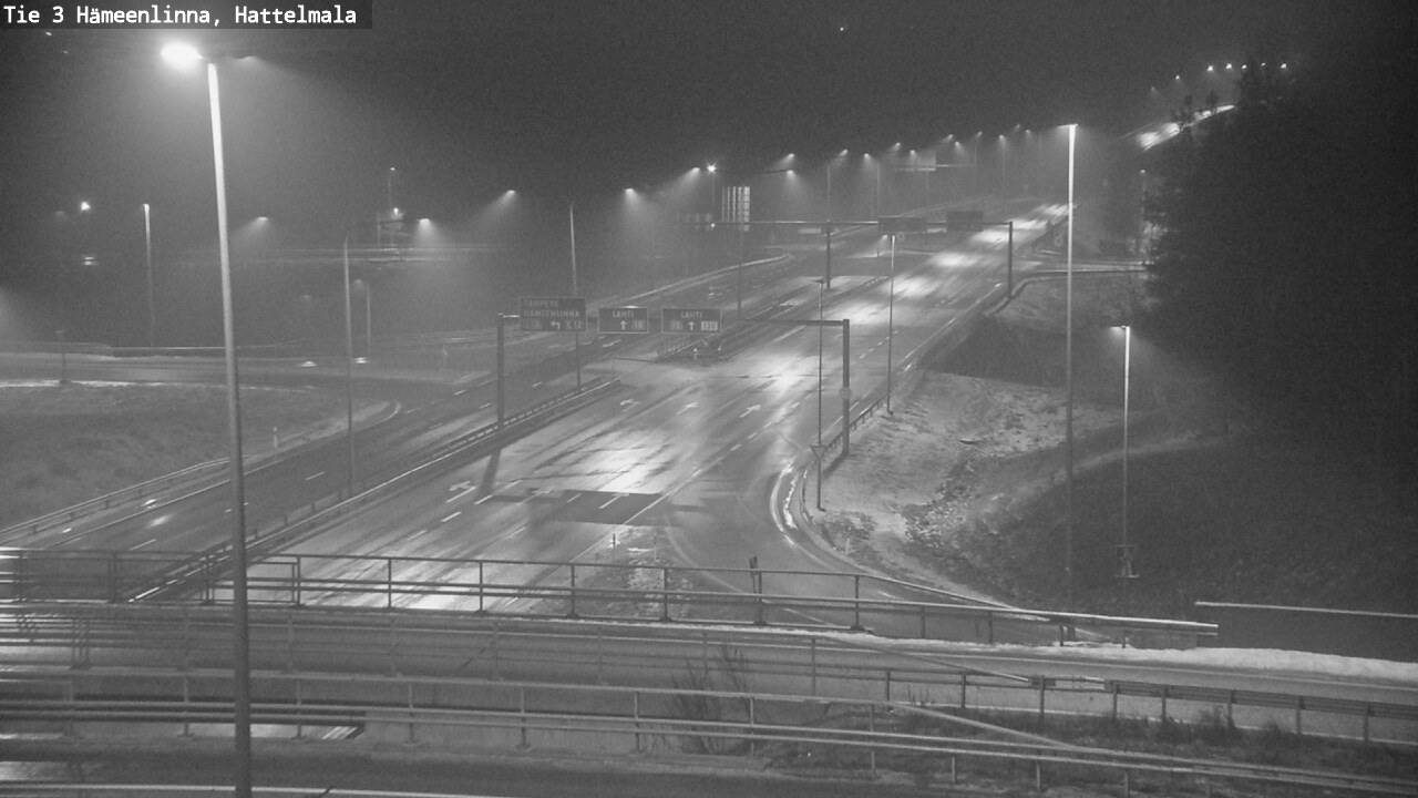 Weather Camera Image Road 3 Hämeenlinna, Hattelmala, Hämeenlinna, Kanta-Häme