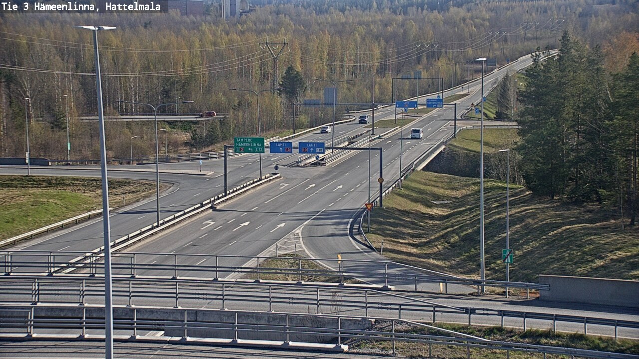 Weather Camera Image Road 3 Hämeenlinna, Hattelmala, Hämeenlinna, Kanta-Häme