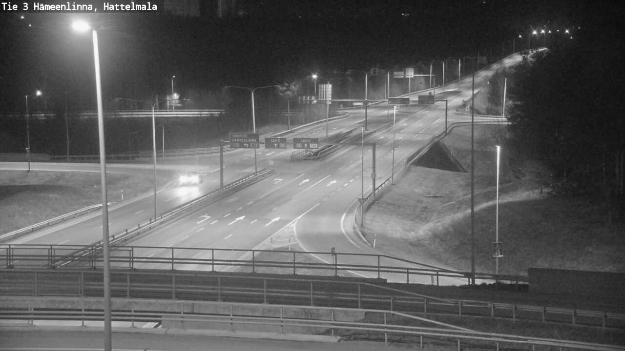 Weather Camera Image Road 3 Hämeenlinna, Hattelmala, Hämeenlinna, Kanta-Häme