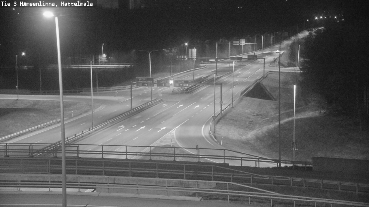 Weather Camera Image Road 3 Hämeenlinna, Hattelmala, Hämeenlinna, Kanta-Häme