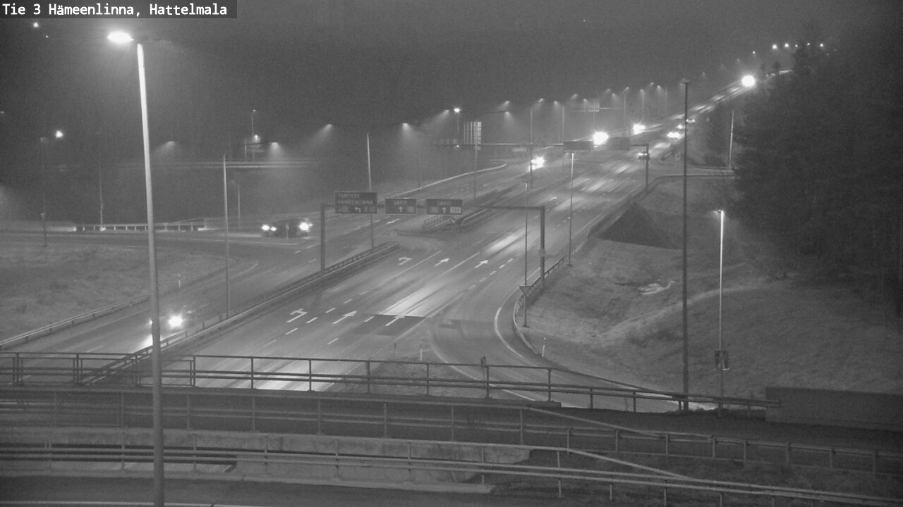 Weather Camera Image Road 3 Hämeenlinna, Hattelmala, Hämeenlinna, Kanta-Häme