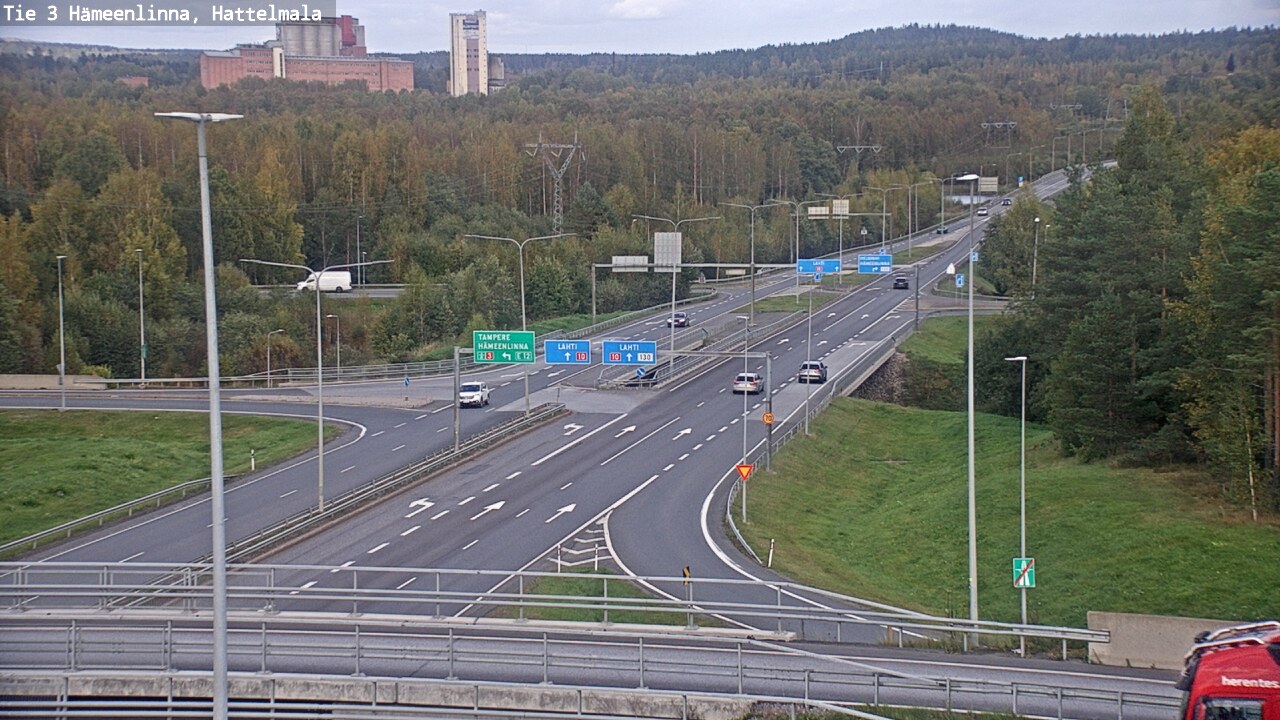 Weather Camera Image Road 3 Hämeenlinna, Hattelmala, Hämeenlinna, Kanta-Häme