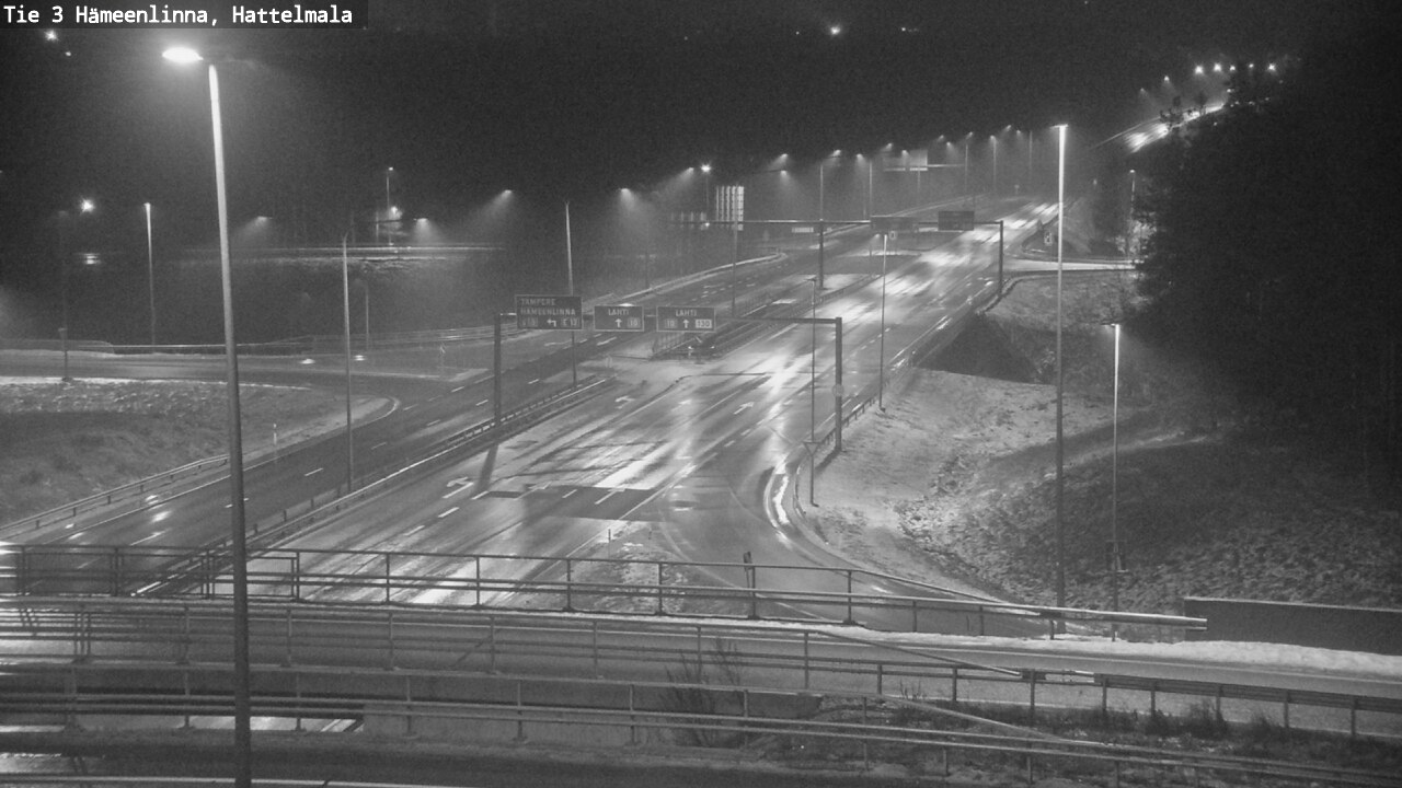 Weather Camera Image Road 3 Hämeenlinna, Hattelmala, Hämeenlinna, Kanta-Häme
