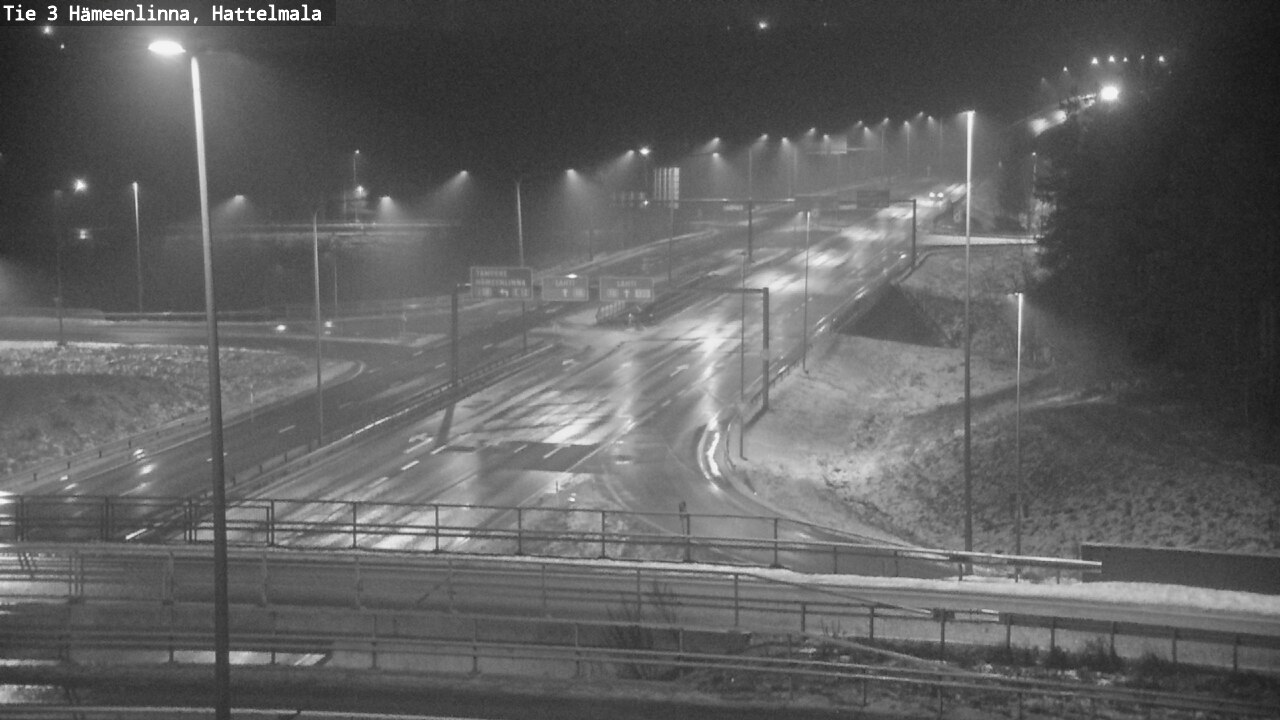 Weather Camera Image Road 3 Hämeenlinna, Hattelmala, Hämeenlinna, Kanta-Häme