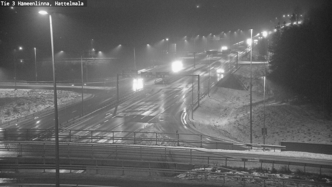 Weather Camera Image Road 3 Hämeenlinna, Hattelmala, Hämeenlinna, Kanta-Häme