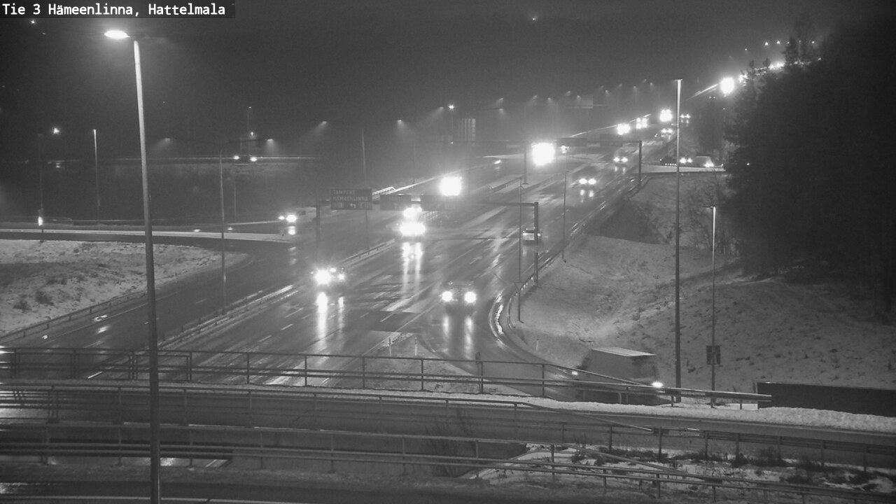 Weather Camera Image Road 3 Hämeenlinna, Hattelmala, Hämeenlinna, Kanta-Häme