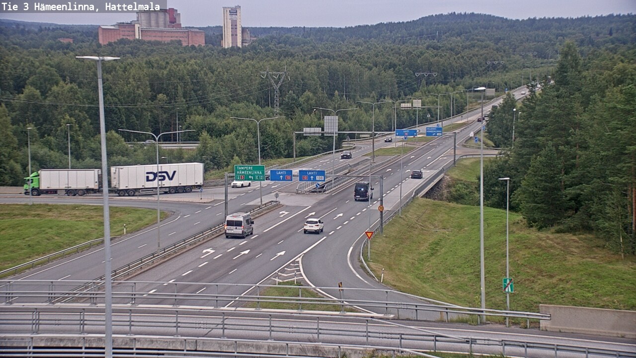 Weather Camera Image Road 3 Hämeenlinna, Hattelmala, Hämeenlinna, Kanta-Häme