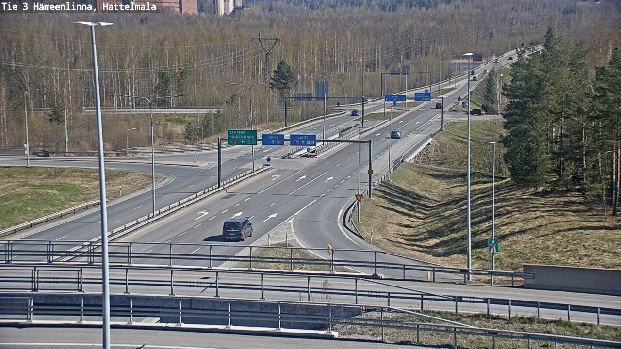 Weather Camera Image Road 3 Hämeenlinna, Hattelmala, Hämeenlinna, Kanta-Häme