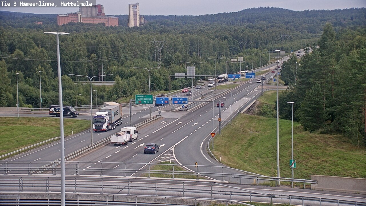 Weather Camera Image Road 3 Hämeenlinna, Hattelmala, Hämeenlinna, Kanta-Häme
