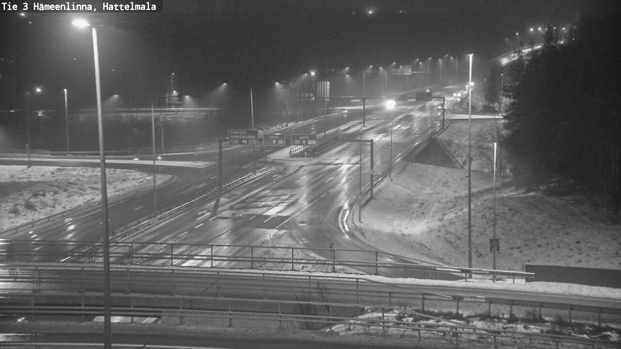 Weather Camera Image Road 3 Hämeenlinna, Hattelmala, Hämeenlinna, Kanta-Häme