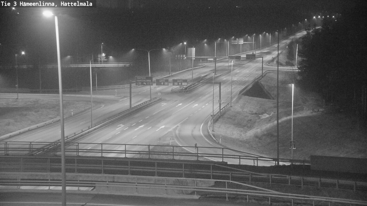 Weather Camera Image Road 3 Hämeenlinna, Hattelmala, Hämeenlinna, Kanta-Häme