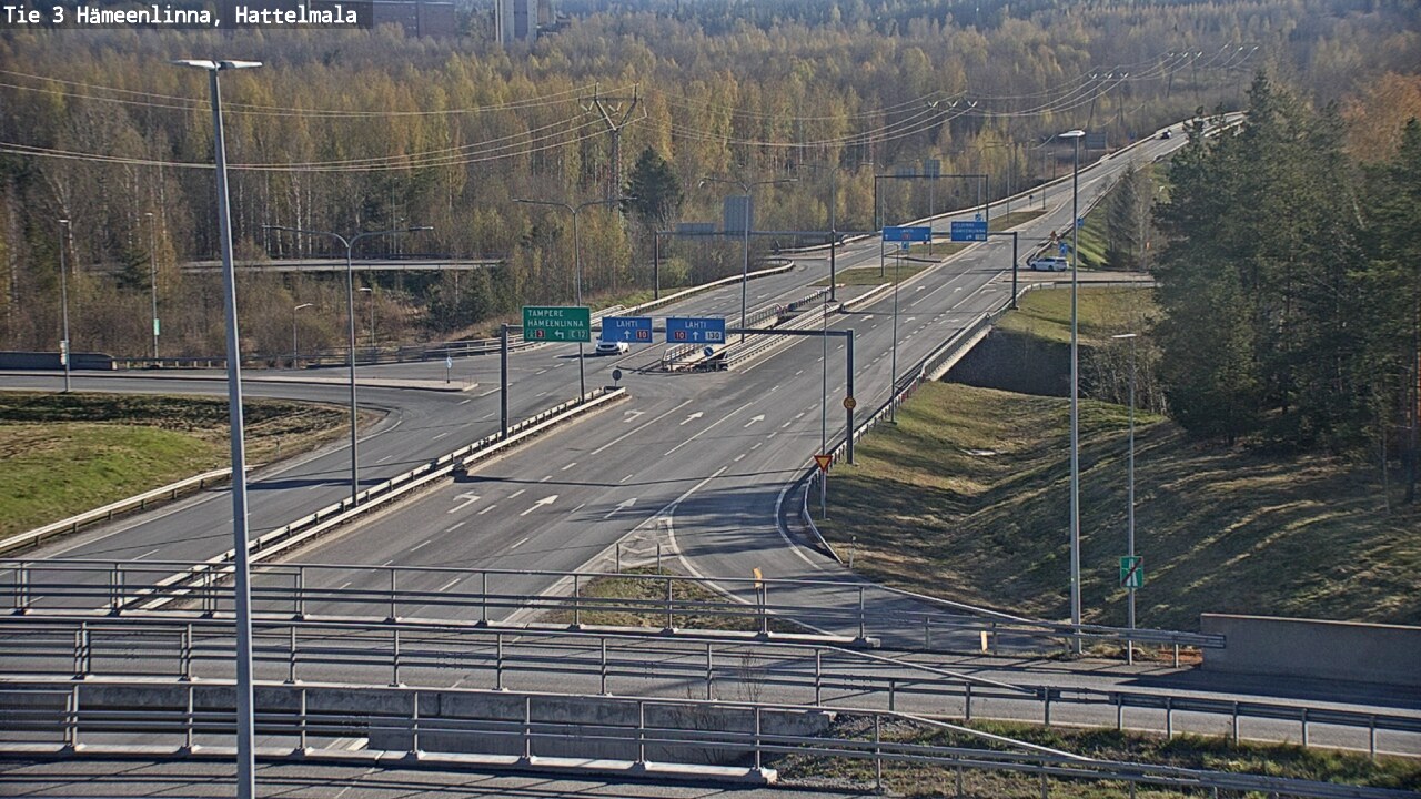 Weather Camera Image Road 3 Hämeenlinna, Hattelmala, Hämeenlinna, Kanta-Häme