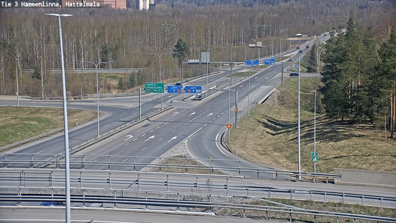 Weather Camera Image Road 3 Hämeenlinna, Hattelmala, Hämeenlinna, Kanta-Häme