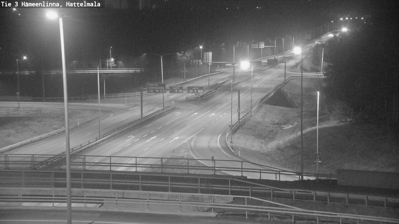 Weather Camera Image Road 3 Hämeenlinna, Hattelmala, Hämeenlinna, Kanta-Häme