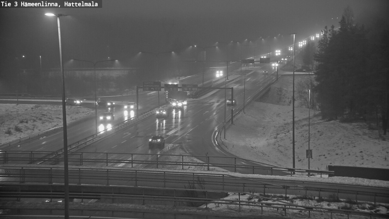 Weather Camera Image Road 3 Hämeenlinna, Hattelmala, Hämeenlinna, Kanta-Häme