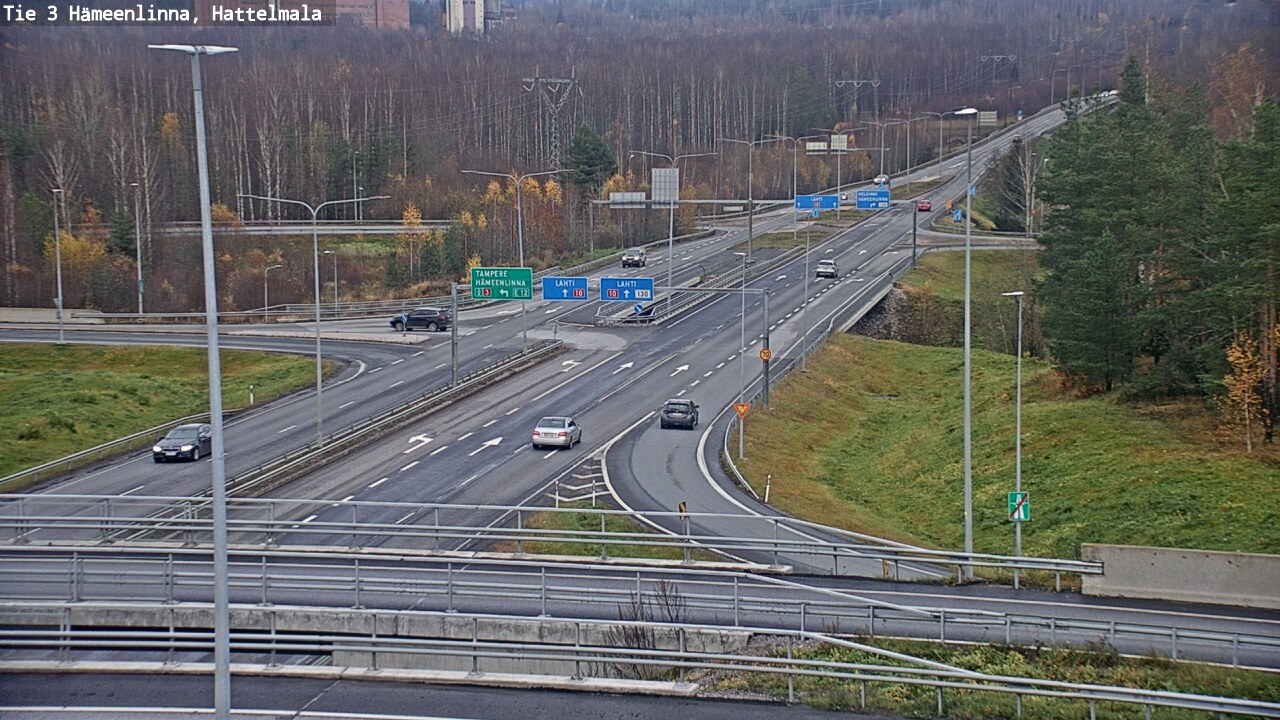 Kelikamerat Kuva Tie 3 Hämeenlinna, Hattelmala, Hämeenlinna, Kanta-Häme