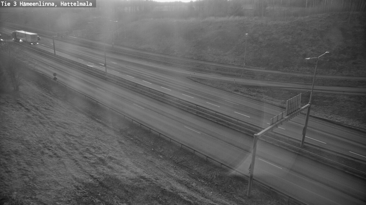 Weather Camera Image Road 3 Hämeenlinna, Hattelmala, Hämeenlinna, Kanta-Häme
