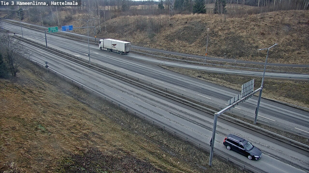 Weather Camera Image Väg 3 Tavastehus, Hattelmala, Hämeenlinna, Kanta-Häme