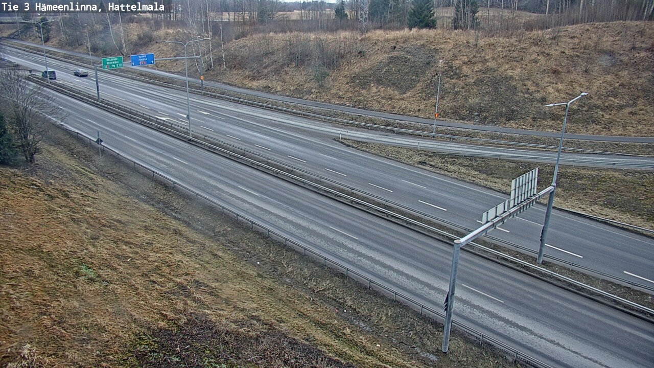 Weather Camera Image Väg 3 Tavastehus, Hattelmala, Hämeenlinna, Kanta-Häme