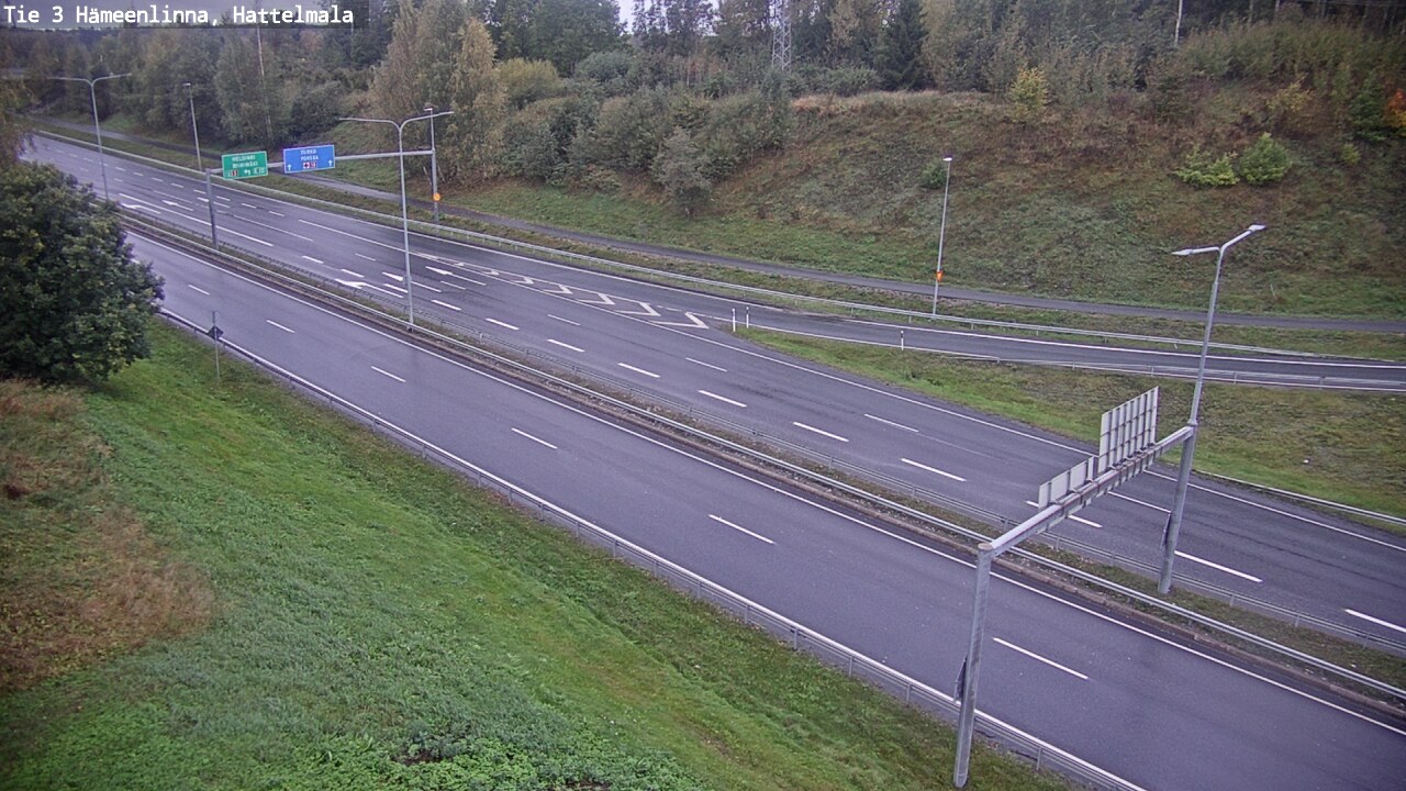 Weather Camera Image Road 3 Hämeenlinna, Hattelmala, Hämeenlinna, Kanta-Häme