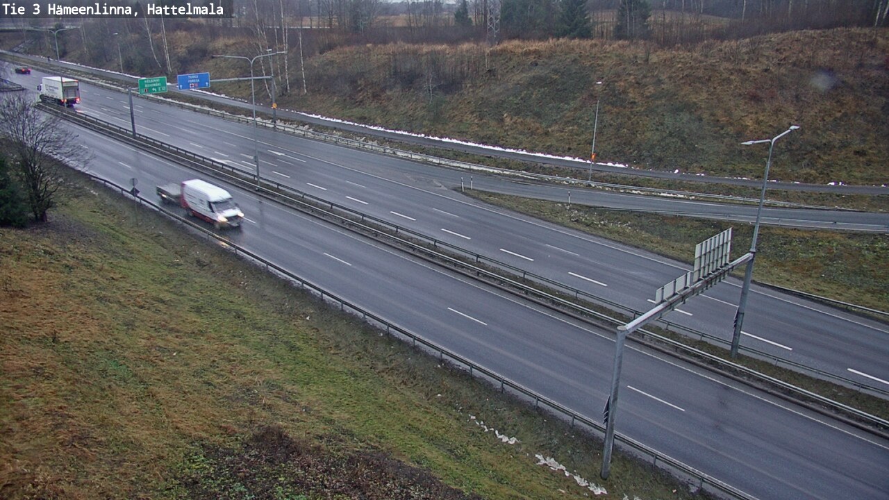 Weather Camera Image Road 3 Hämeenlinna, Hattelmala, Hämeenlinna, Kanta-Häme