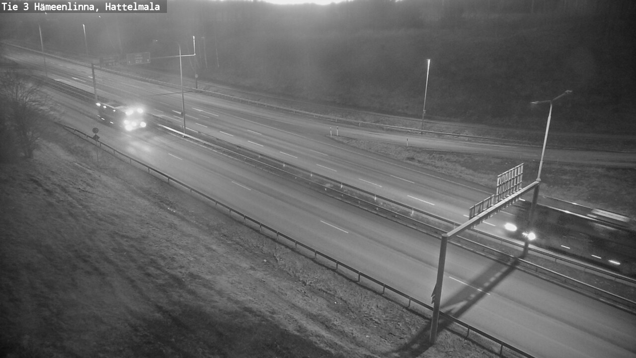 Weather Camera Image Road 3 Hämeenlinna, Hattelmala, Hämeenlinna, Kanta-Häme