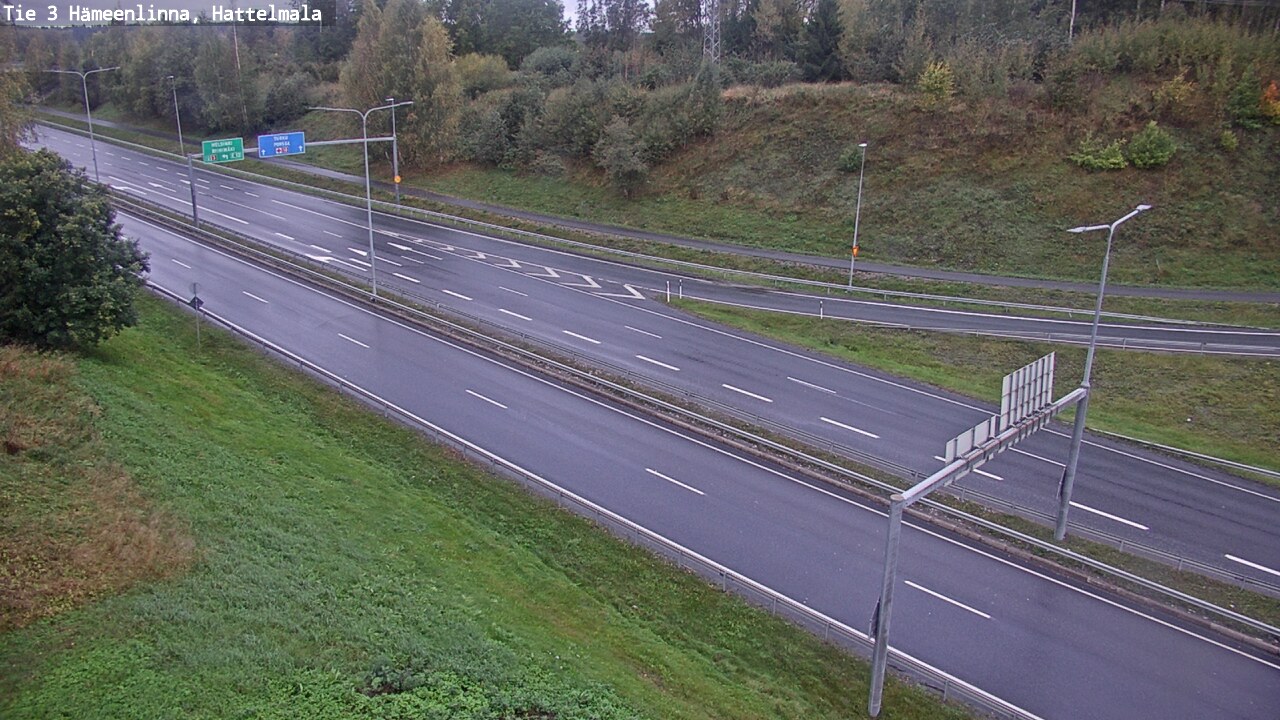 Weather Camera Image Road 3 Hämeenlinna, Hattelmala, Hämeenlinna, Kanta-Häme