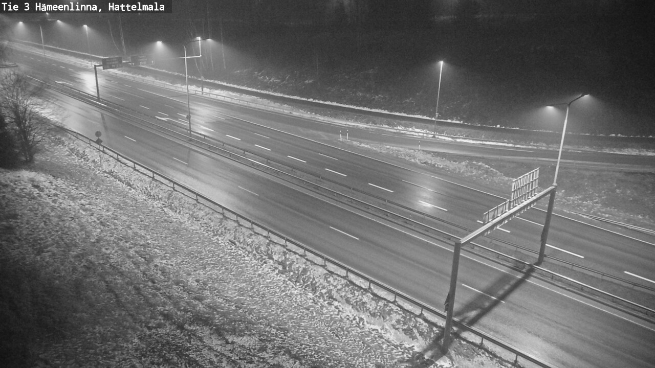 Weather Camera Image Väg 3 Tavastehus, Hattelmala, Hämeenlinna, Kanta-Häme