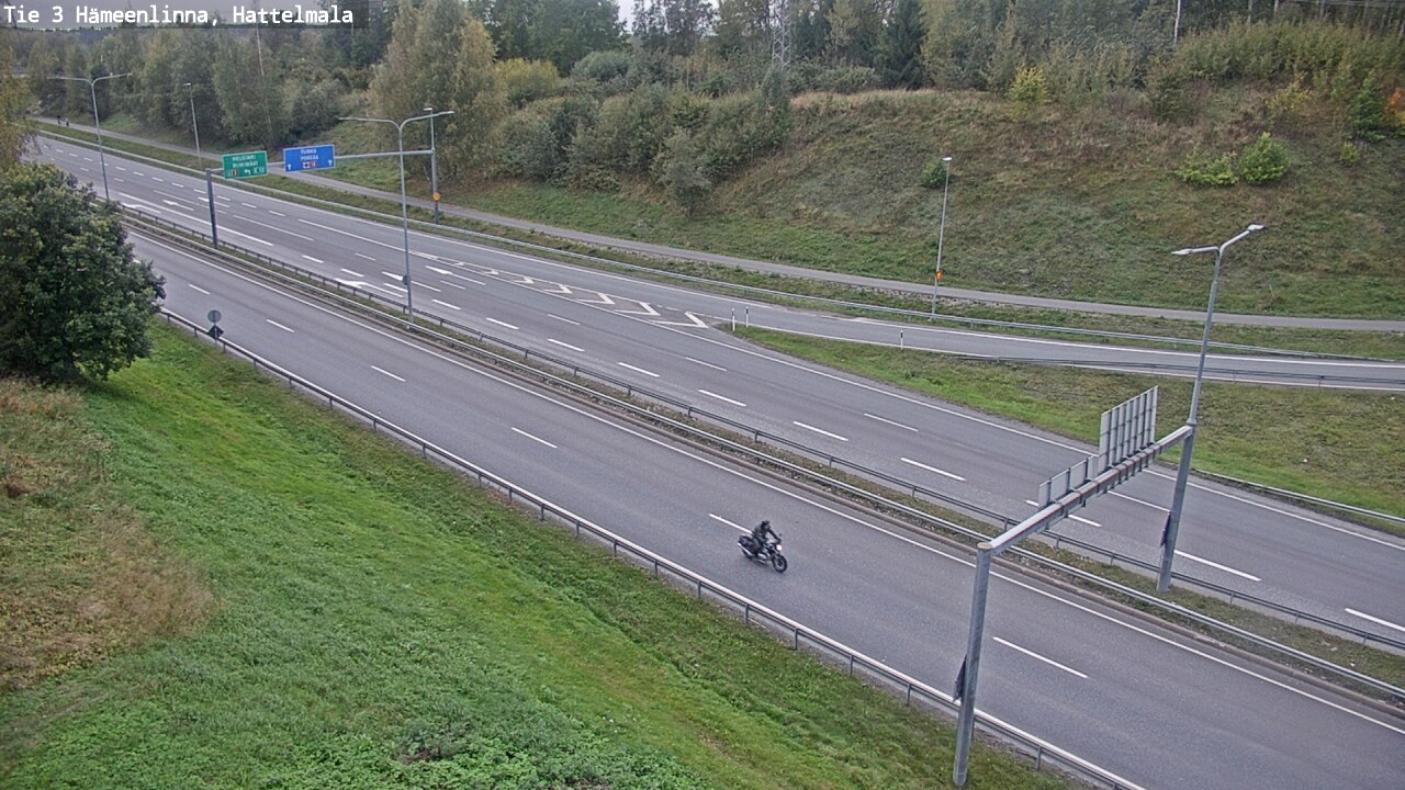 Weather Camera Image Road 3 Hämeenlinna, Hattelmala, Hämeenlinna, Kanta-Häme