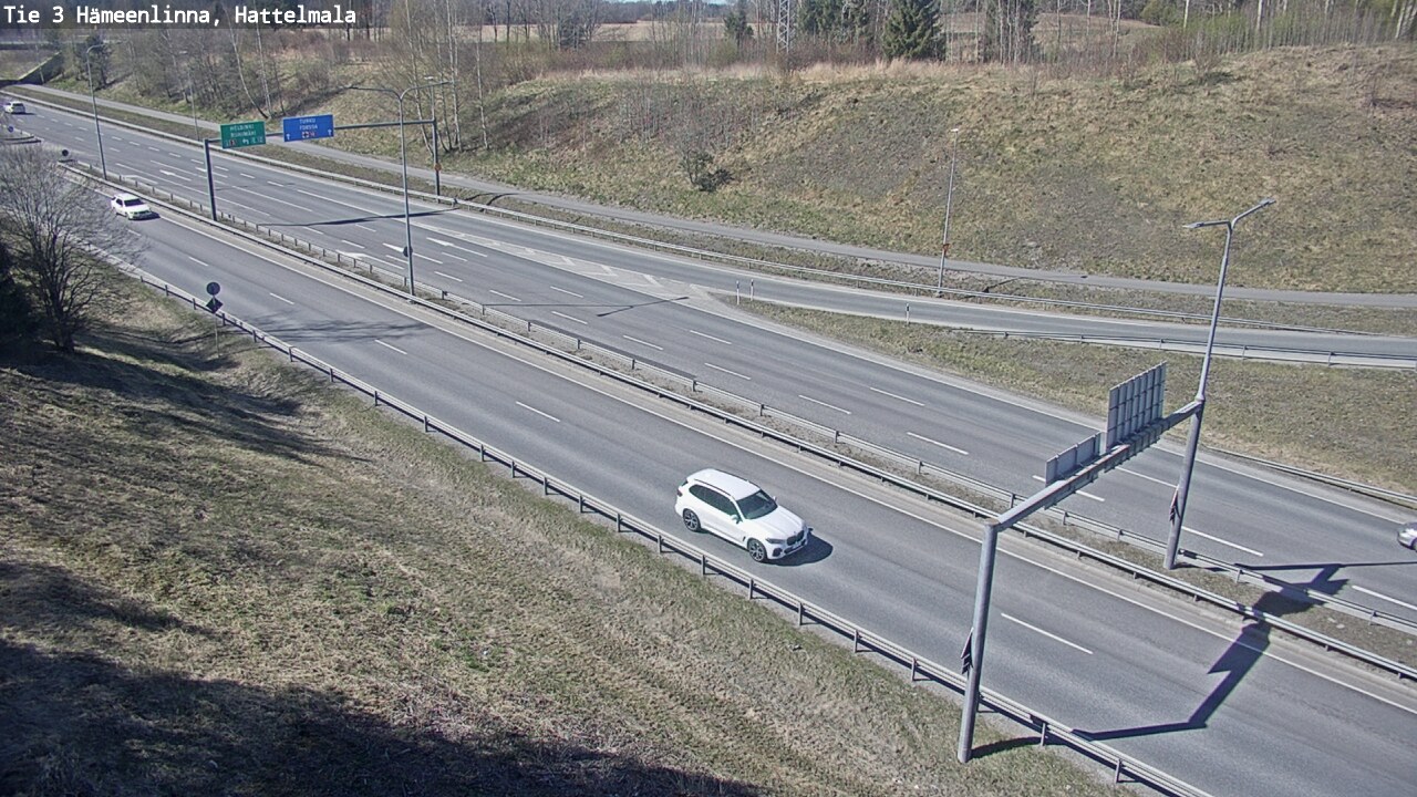 Weather Camera Image Road 3 Hämeenlinna, Hattelmala, Hämeenlinna, Kanta-Häme