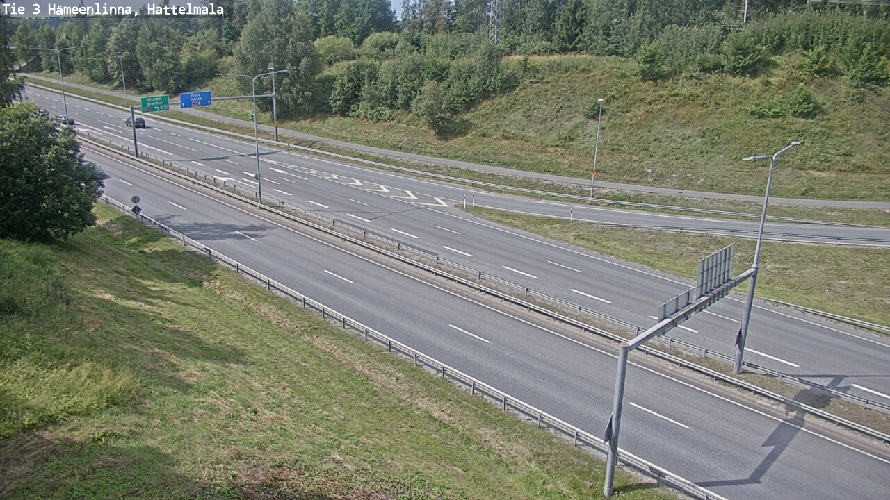 Weather Camera Image Väg 3 Tavastehus, Hattelmala, Hämeenlinna, Kanta-Häme