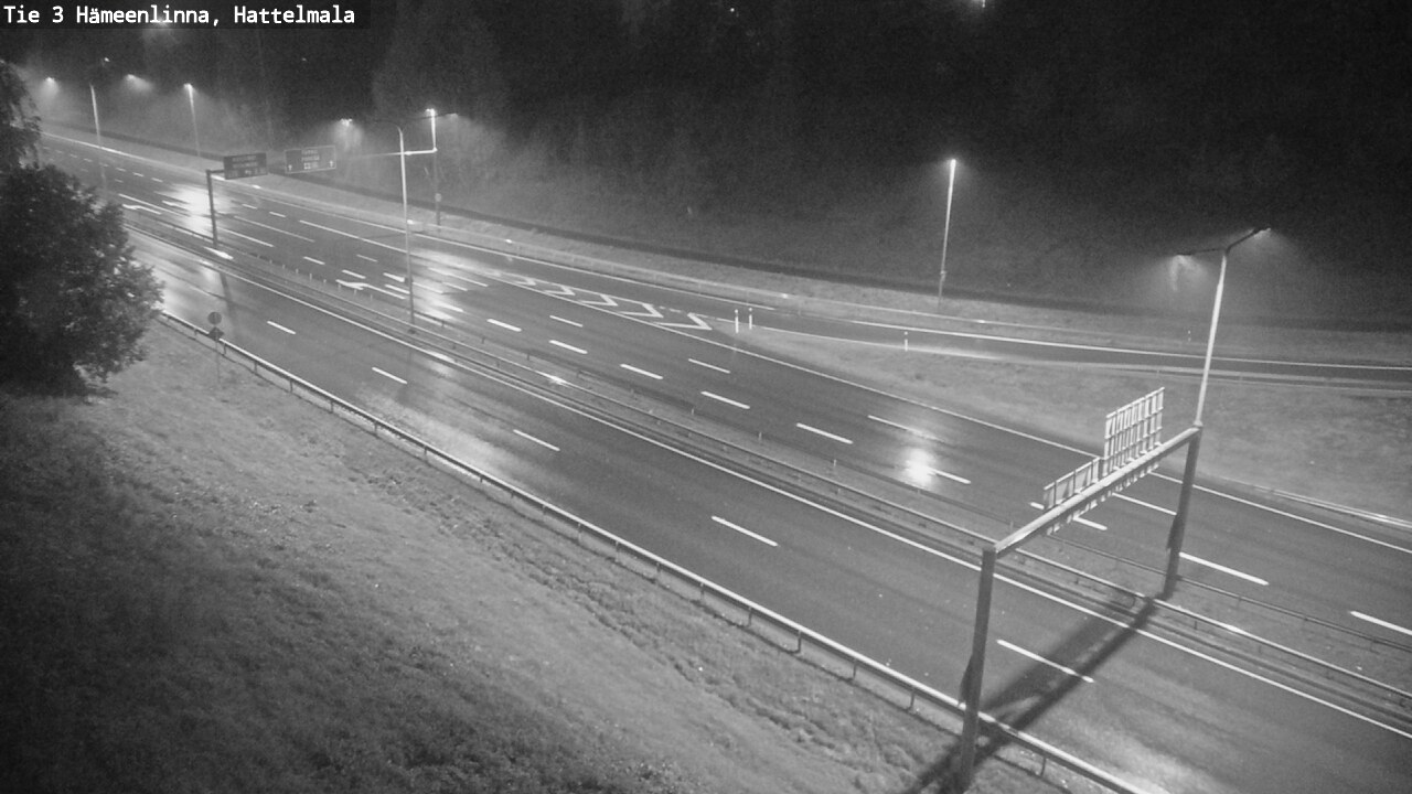 Weather Camera Image Road 3 Hämeenlinna, Hattelmala, Hämeenlinna, Kanta-Häme