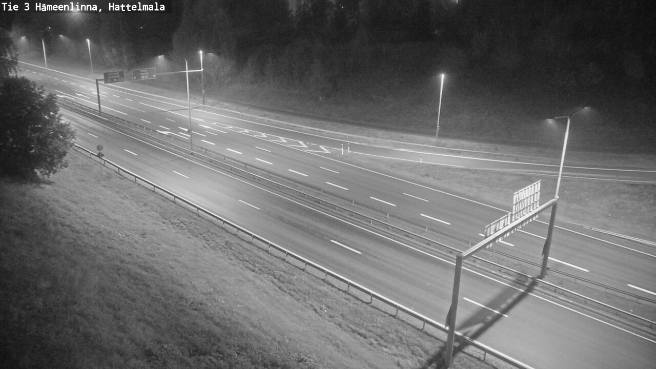 Weather Camera Image Road 3 Hämeenlinna, Hattelmala, Hämeenlinna, Kanta-Häme