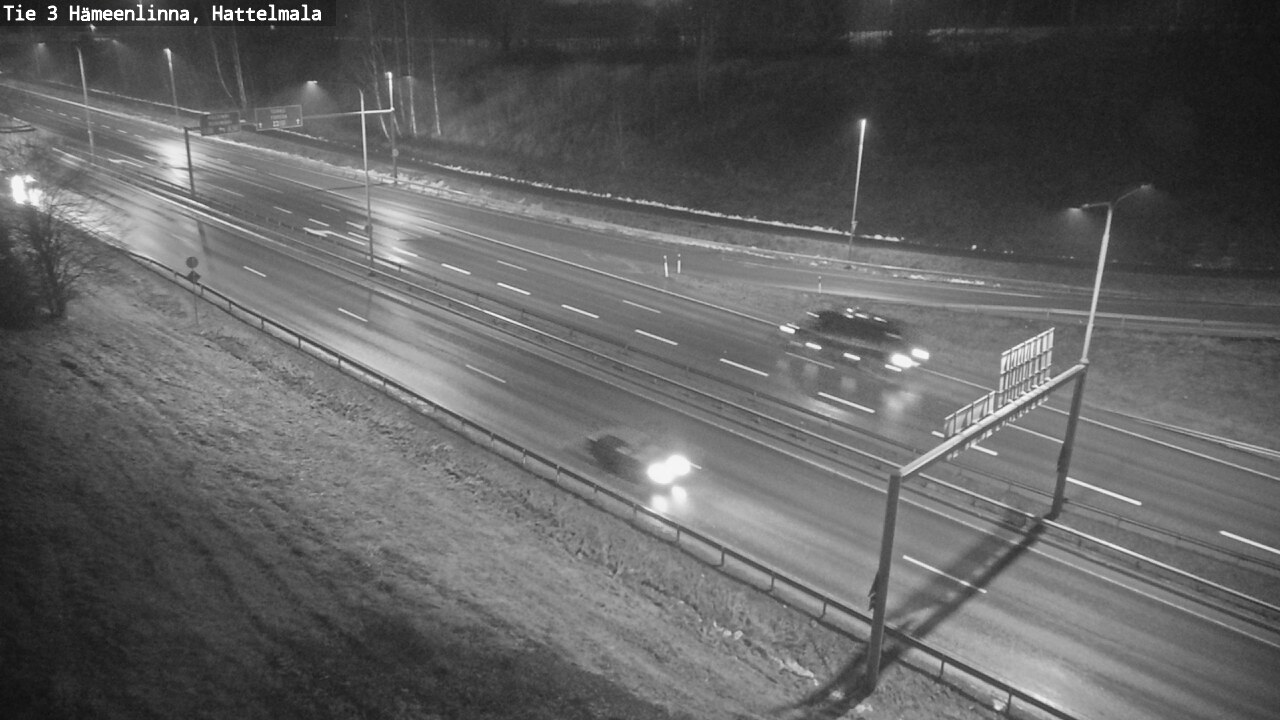 Weather Camera Image Road 3 Hämeenlinna, Hattelmala, Hämeenlinna, Kanta-Häme