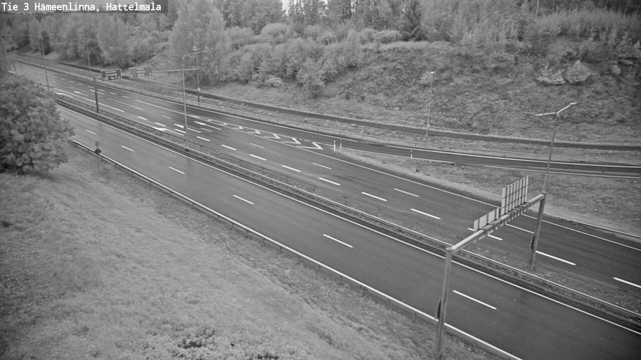 Weather Camera Image Road 3 Hämeenlinna, Hattelmala, Hämeenlinna, Kanta-Häme