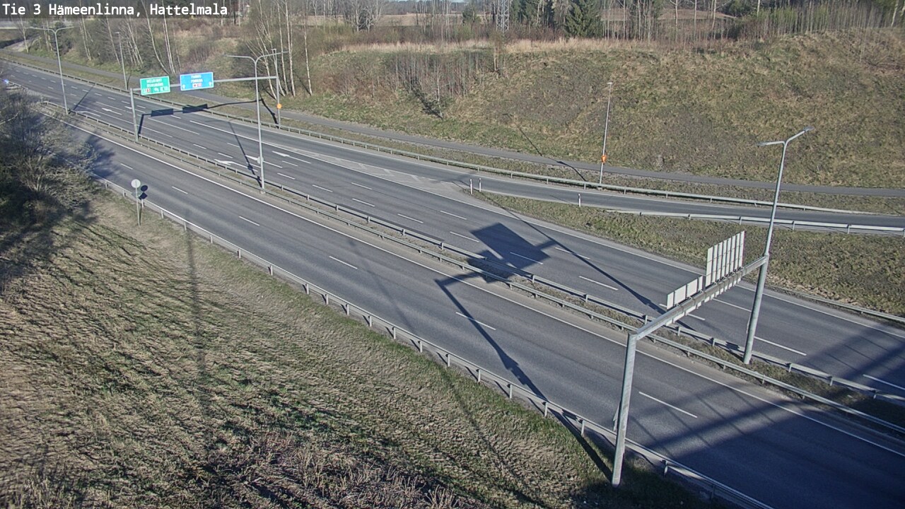 Weather Camera Image Väg 3 Tavastehus, Hattelmala, Hämeenlinna, Kanta-Häme
