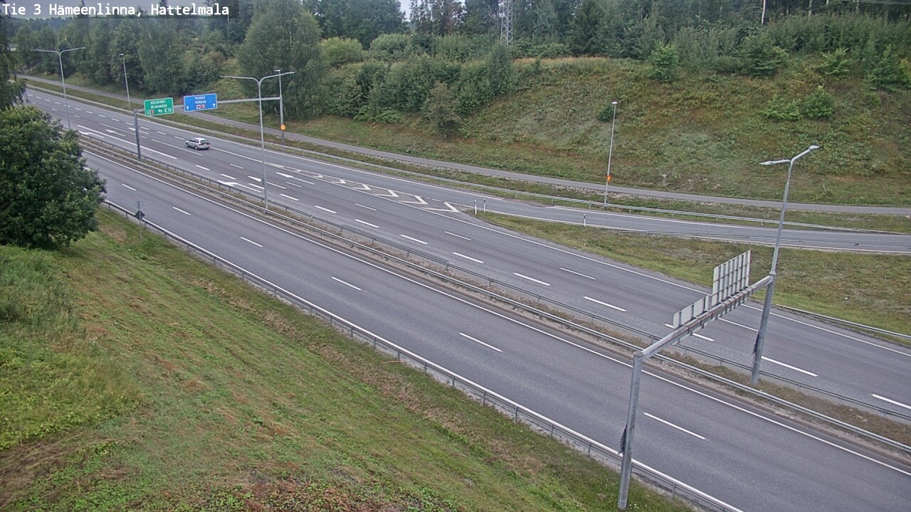 Weather Camera Image Road 3 Hämeenlinna, Hattelmala, Hämeenlinna, Kanta-Häme