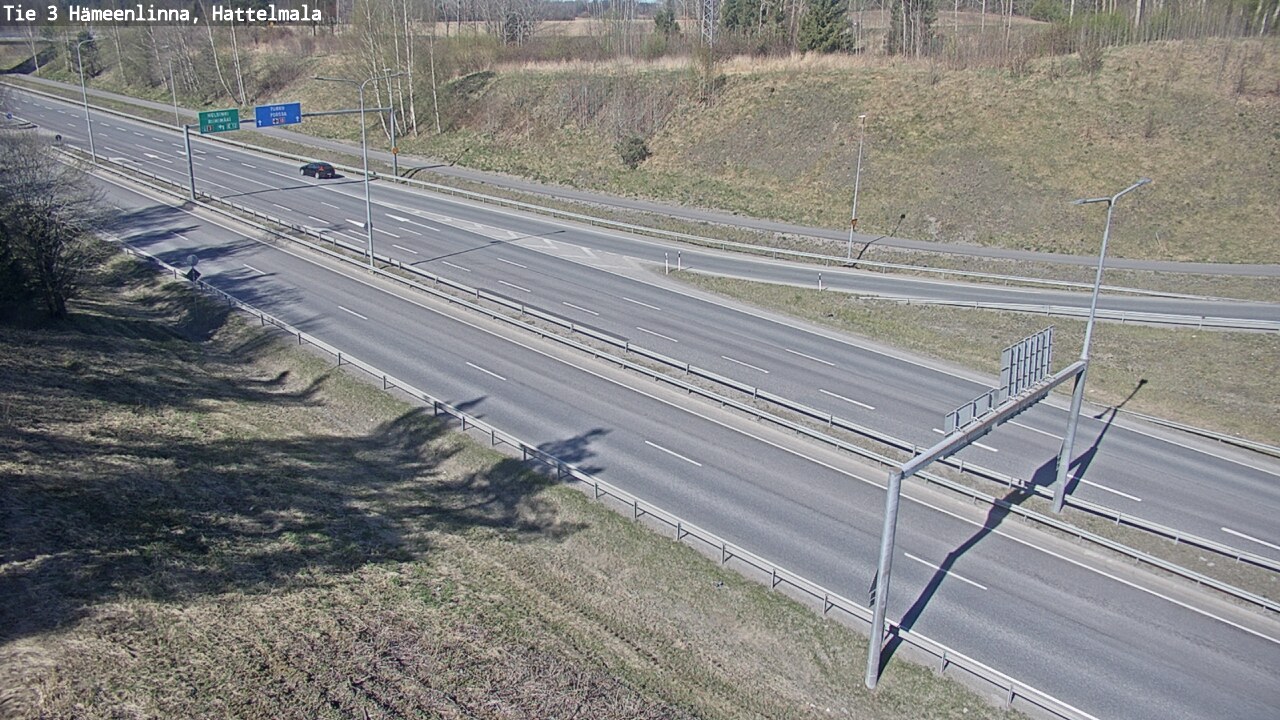 Kelikamerat Kuva Tie 3 Hämeenlinna, Hattelmala, Hämeenlinna, Kanta-Häme