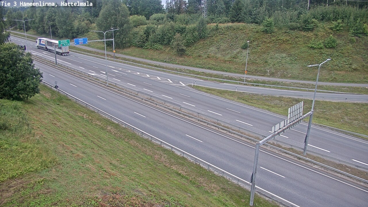 Weather Camera Image Road 3 Hämeenlinna, Hattelmala, Hämeenlinna, Kanta-Häme