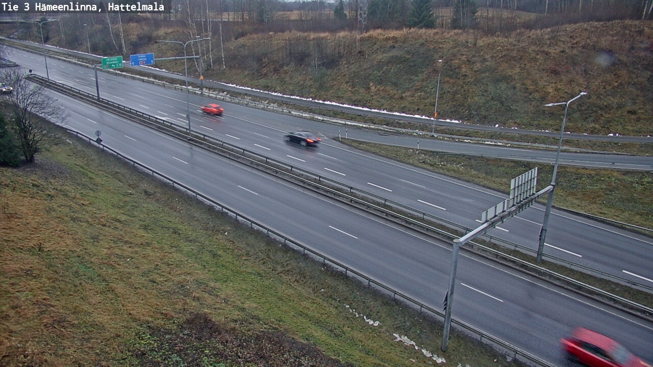 Weather Camera Image Road 3 Hämeenlinna, Hattelmala, Hämeenlinna, Kanta-Häme