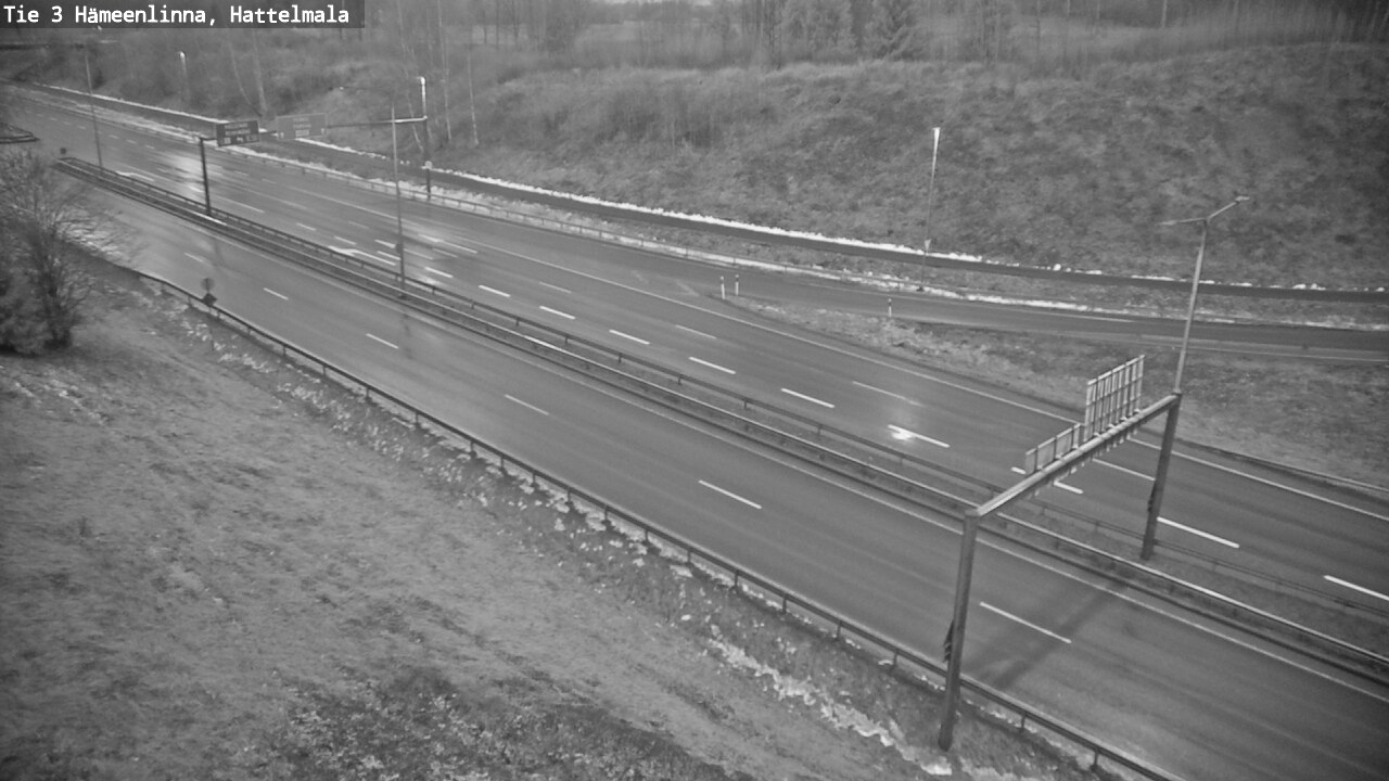 Weather Camera Image Väg 3 Tavastehus, Hattelmala, Hämeenlinna, Kanta-Häme